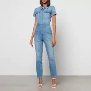 Good American Womens Fit For Success Jumpsuit - Blue274 - XS
