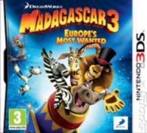 Madagascar 3 Europes Most Wanted Nintendo 3DS Game