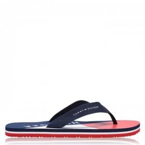 Tommy Hilfiger Logo Slip Flip Flop - Blue 800