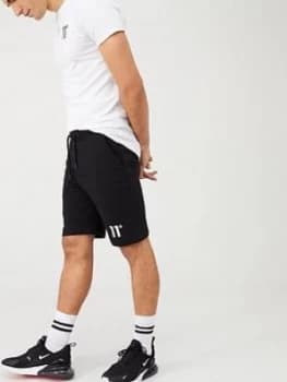 11 Degrees Core Sweat Shorts - Black