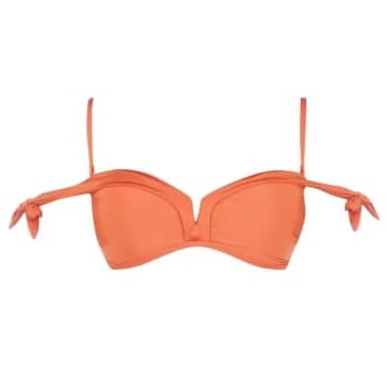 Biba Arm Tie Bandeau Bikini Top - Orange