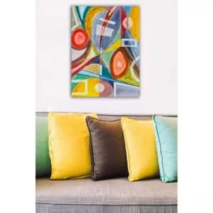 1007522260-5070 Multicolor Decorative Canvas Painting