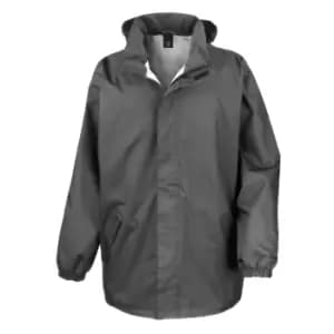Result Mens Core Midweight Waterproof Windproof Jacket (2XL) (Steel Grey)