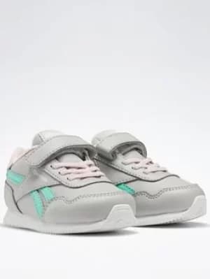 Reebok Royal Classic Jogger 3 Shoes, White/Pink, Size 4 Younger