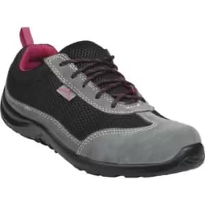 Delta Plus COMOS Black Safety Trainers, UK 3, EU 36