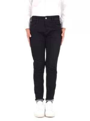 REPLAY Slim Men Blue Cotone/poliestere/elastene