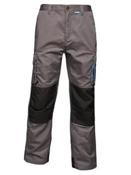 Regatta Professional Workwear Heroic Cargo Trousers - Grey, Navy, Size 30, Men