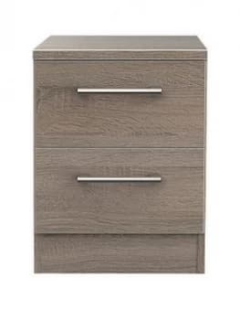 Swift Halton Ready Assembled 2 Drawer Bedside Chest
