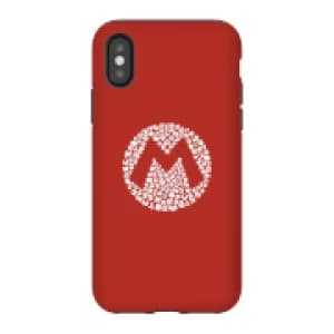 Nintendo Super Mario Mario Items Logo Phone Case - iPhone X - Tough Case - Gloss