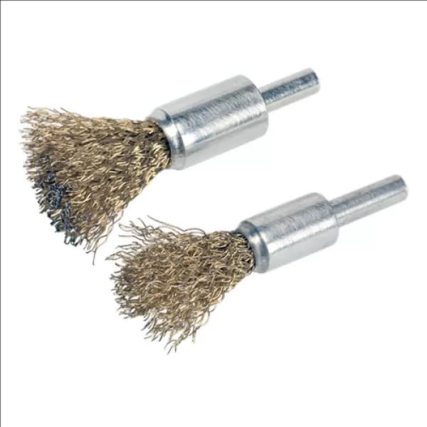 Genuine SEALEY VS1801 Decarbonising Brush Set 2pc