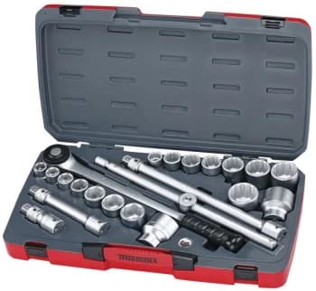 Teng Tools T3422S 3/4" Drive Metric & AF Socket & Accessories Set