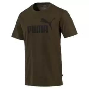 Puma Essential Logo T Shirt Mens - Green