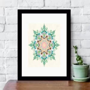 SC456059080 Multicolor Decorative Framed MDF Painting