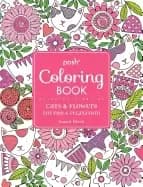 posh adult coloring book cats and flowers for fun and relaxation
