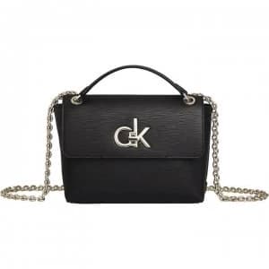 Calvin Klein Lock Crossbody Bag - Black BAX
