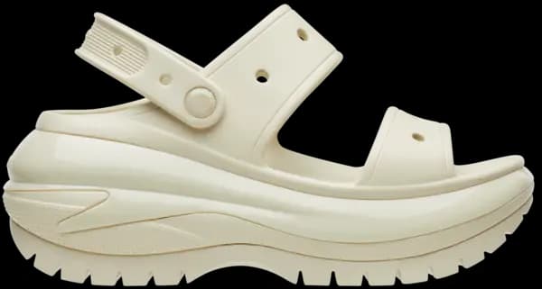 Crocs Unisex Mega Crush Sandals Bone W4/M3