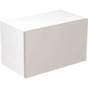 Kitchen Kit Flatpack Slab Kitchen Cabinet Wall Bridge Unit Super Gloss 600mm in Light Grey MFC