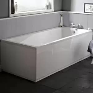 Linton Single Ended Rectangular Bath 1400mm x 700mm - Acrylic - Nuie