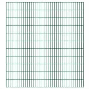 Vidaxl 2D Garden Fence Panels 2.008X2.23 M 12 M (total Length) Green
