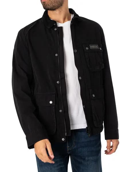 Barbour International Barwell Casual Overshirt Black S