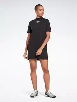 Reebok Tee Dress, Black, Size S, Women