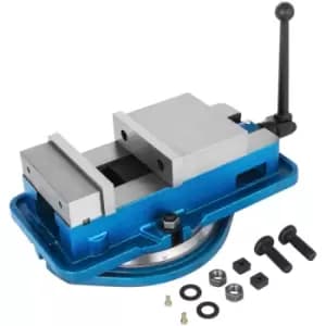 VEVOR 80MM Heavy Duty Milling Vise Bench Clamp Vise High Precision Clamping Vise 3" Jaw Width with 360 Degree Swiveling Base CNC Vise