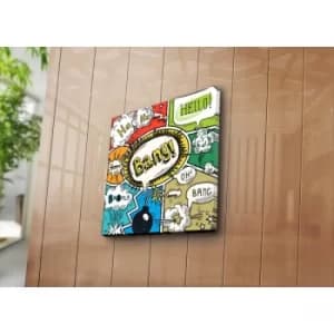 4545K-108 Multicolor Decorative Canvas Painting