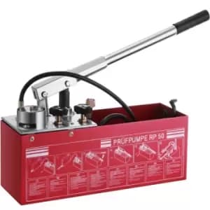 VEVOR Hydraulic Manual Pressure Test Pump 725 PSI pressure pump 45 ml test pump 5 MPa 3 Gallon Tank Pressure range 50 Bar Pressure Test Pump for Pipel