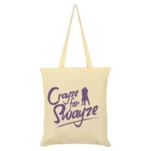 Grindstore Crayze For Swayze Tote Bag (One Size) (Cream/Purple)