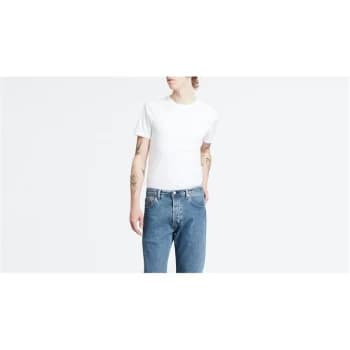 Levis Levis Slim 2 Pack Crew Neck T Shirt - White/Grey