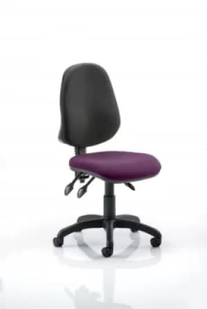 Eclipse III Lever Task Operator Chair Bespoke Colour Seat Purple