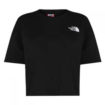 The North Face Cropped Simple Dome T-Shirt - Black JK3