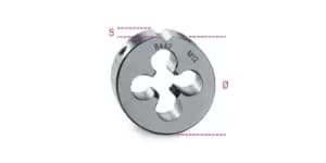 Beta Tools 442 HSS Coarse Pitch Metric Thread Round Die M10 x 1.5mm 004420010