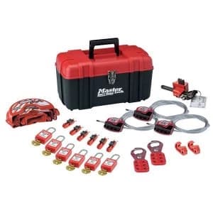 Master Lock Valve & Electrical Lockout Toolbox Kit 23 Piece