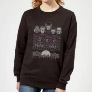 Universal Monsters I Prefer Halloween Womens Sweatshirt - Black