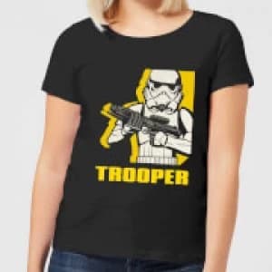 Star Wars Rebels Trooper Womens T-Shirt - Black