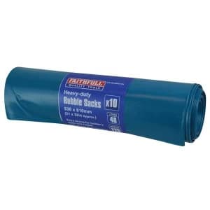 Faithfull Blue Heavy-Duty Rubble Sacks - 10