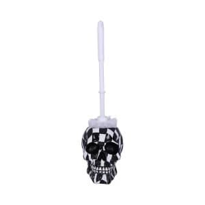 Harlequin Skull Toilet Brush Holder