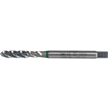 M8X1.25 HSS-EV Green Ring Taps: Spiral Flute - Nitride Coated - Swisstech
