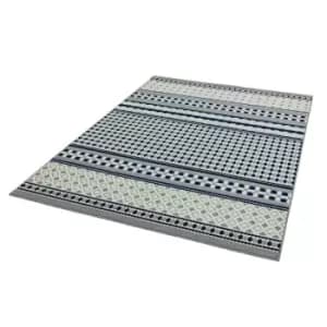 Asiatic Antibes 200x290cm AN06 Blue/White Geometric