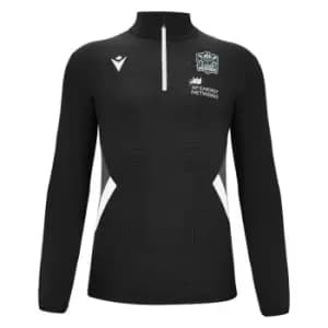 Macron Glasgow Warriors 23/24 quarter Zip Midlayer - Black