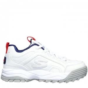 Skechers Intershift Boys Trainers - White/Red/Blu