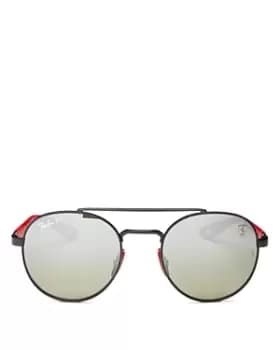 Ray-Ban Womens Polarized Round Sunglasses, 51mm