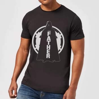 Star Wars Darth Vader Father Imperial Mens T-Shirt - Black - 3XL - Black