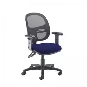 Jota Mesh medium back operators chair with adjustable arms - Ocean