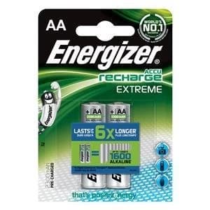 Original Energizer HR6 2300mAh 1.2V AA Rechargeable NiMH Batteries Pack 2