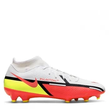 Nike Phantom GT Academy DF FG Football Boots - White/Crimson