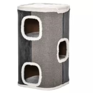 Pawhut Cat Tree & Climbing Frame - Grey