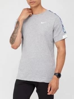 Nike Sportswear Repeat T-Shirt - Grey, Size L, Men