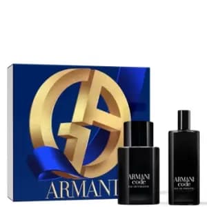 Giorgio Armani Code Eau de Toilette For Him 50ml & 15ml Gift Set